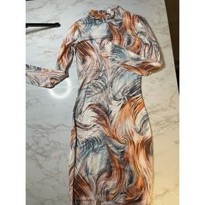 FashionNova WORN ONCE. “Calm before the storm”  dress